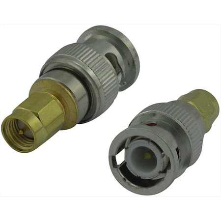SMA Male To BNC Male Adapter Coax Coaxial Connector